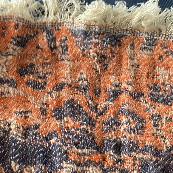 Zara Muted Pattern Scarf - Picture 6 of 7